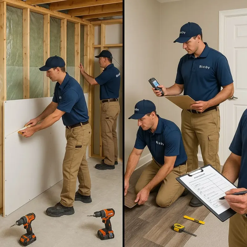 Repairs and Reconstruction process in Port Jefferson, NY